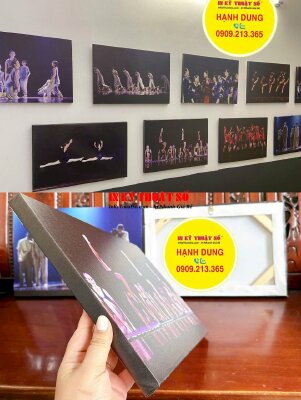 Tranh Canvas nghệ thuật múa hiện đại trang trí trung tâm tâm học nhảy Dance &amp; Ballet Studio - INKTS2090