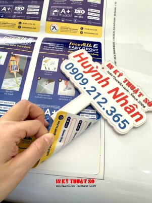 In Decal dán kính 2 mặt thông tin hướng dẫn thi công bắn keo chà ron gạch - INKTS1646