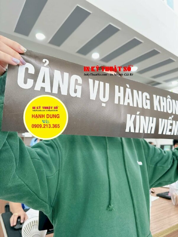 In cuốn voucher làm nail gift certificate phiếu quà tặng, hàng gửi đi Hawaii Mỹ từ TPHCM - INKTS1649
