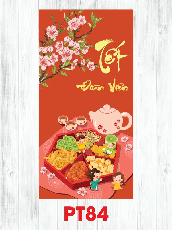In bao lì xì màu xanh Xuân An Khang Thần Tài Chibi - Mã PT83 - INKTS2539
