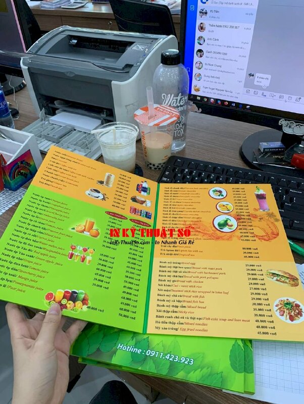 In băng rôn khai trương quán cafe, hiflex bạt khai trương quán cà phê - INKTS1696