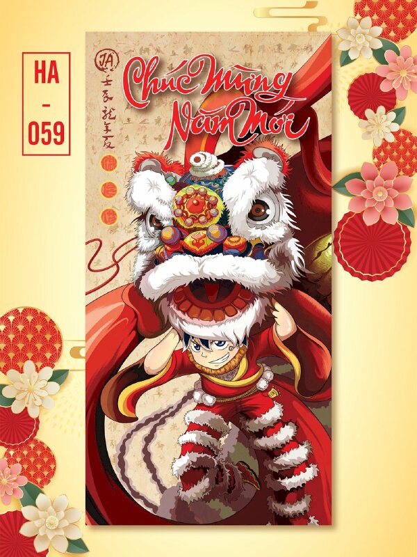 In bao lì xì đỏ Gia Đình Quây Quần Chúc Mừng Năm Mới - Mã HA057 - INKTS2616