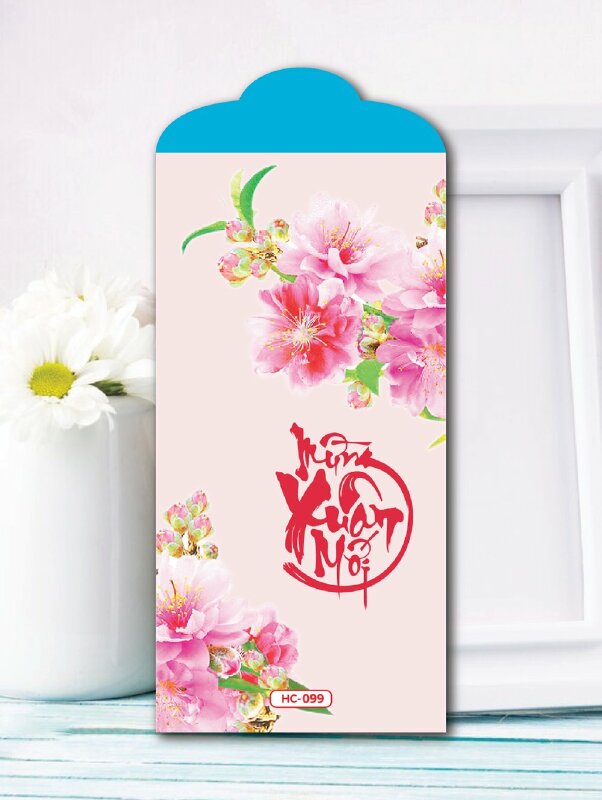Thiết kế bao lì xì Chợ Xuân An Khang Thịnh Vượng - Mã HC097 - INKTS2594
