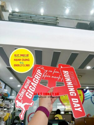 Bảng cầm tay sự kiện giải chạy bộ Running Day cho thương hiệu thể thao - INKTS2989