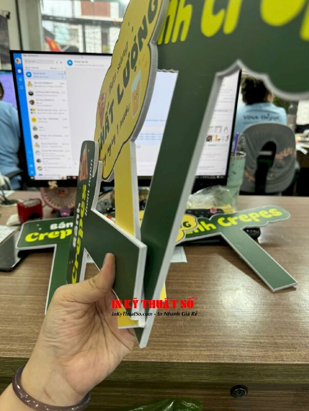 In thiệp chúc mừng Trung thu cho khách hàng, thiệp Trung thu in giấy mỹ thuật tái chế thân thiện môi trường Econo 350gsm - INKTS1958