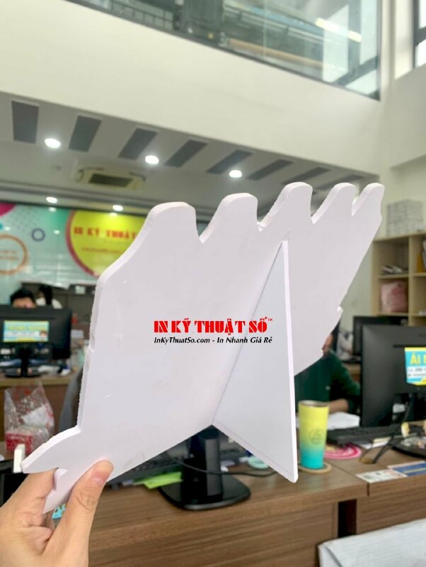 In thẻ giấy ép Plastic các hương vị kem Cherry Yogurt, Xoài Mango Sorbet, Me Tamarind Sorbet song ngữ Việt Anh - INKTS1710