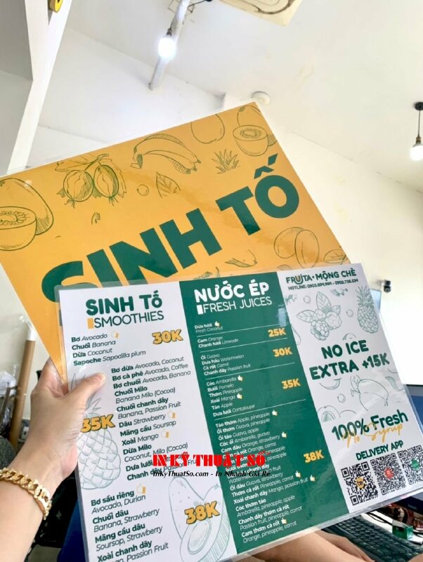 In standee nhỏ để bàn quét mã QR code chương trình sự kiện, standee formex - INKTS1608