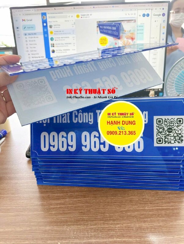 In nhãn tên bé số điện thoại phụ huynh dán vật dụng cá nhân, đồ dùng học tập, tránh thất lạc, nhầm lẫn, tem Decal giấy cán bóng - INKTS2000