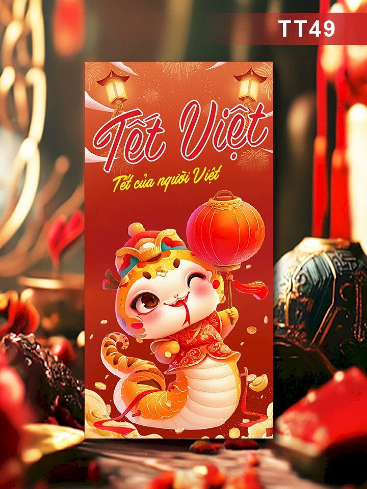 Báo giá in bao lì xì Tết Đến - Mã TT47 - INKTS2664