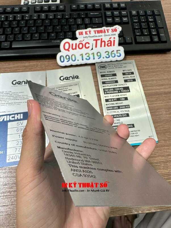 In card thank you, card welcome making yourself at home cho homestay, hàng gửi về Bảo Lộc từ TPHCM - INKTS1611