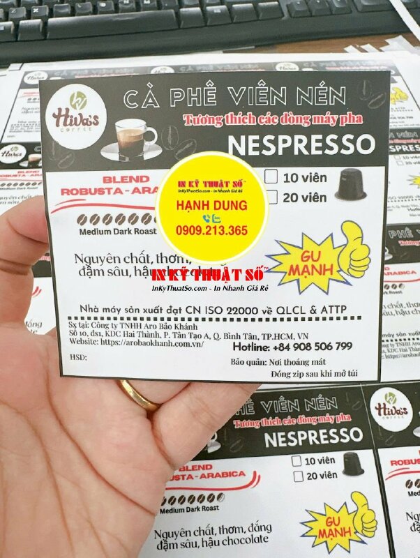 In business card giấy Astropack 300gsm dịch vụ Việt Mỹ, hàng gửi đi Mỹ từ TPHCM - INKTS1844