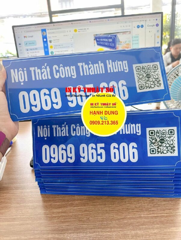 In nhãn tên bé số điện thoại phụ huynh dán vật dụng cá nhân, đồ dùng học tập, tránh thất lạc, nhầm lẫn, tem Decal giấy cán bóng - INKTS2000