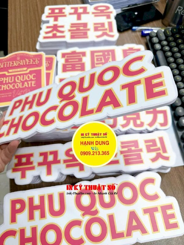 In màu trên giấy Kraft khổ A3 làm báo tường, in giấy Kraft 250gsm không màng 1 mặt - INKTS2770