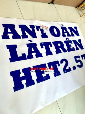 Cắt Decal lấy liền, cắt chữ vi tính An Toàn Là Trên Hết - INKTS1716