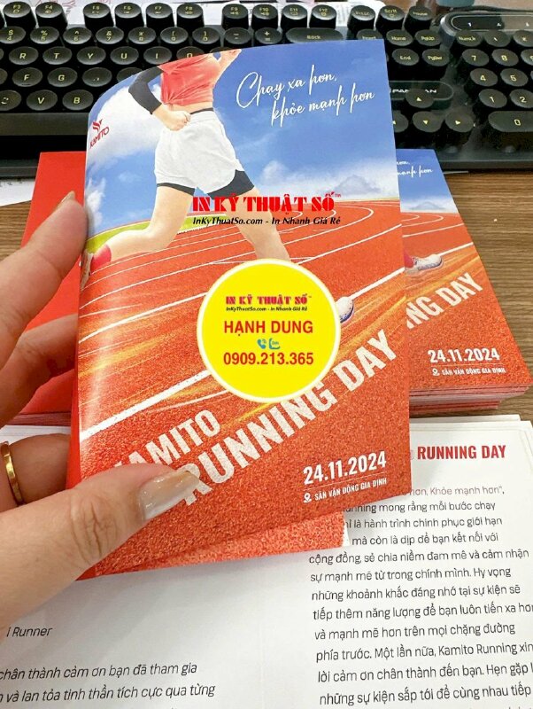 In thư ngỏ gửi khách hàng, cộng đồng, chương trình về sự kiện Running Day cho thương hiệu thể thao - INKTS2987