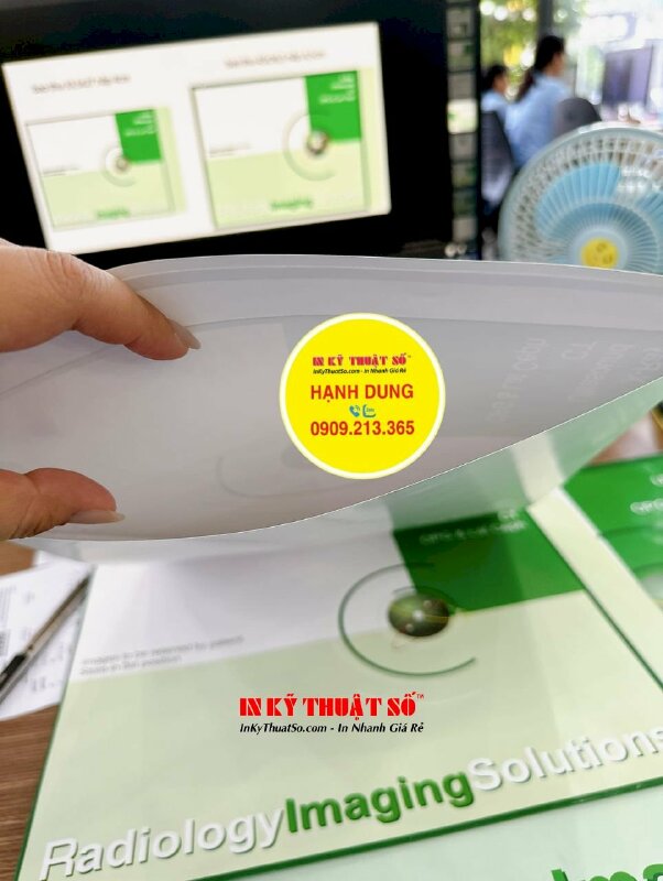 In brochure tờ gập giới thiệu tổng mặt bằng khu dự án bất động sản - INKTS1623