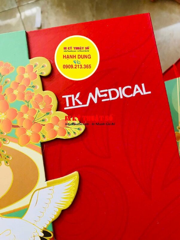 In nhãn UV DTF logo công ty, thương hiệu dán hộp quà tặng, túi giấy đựng quà tặng đối tác, nhân viên - INKTS2980