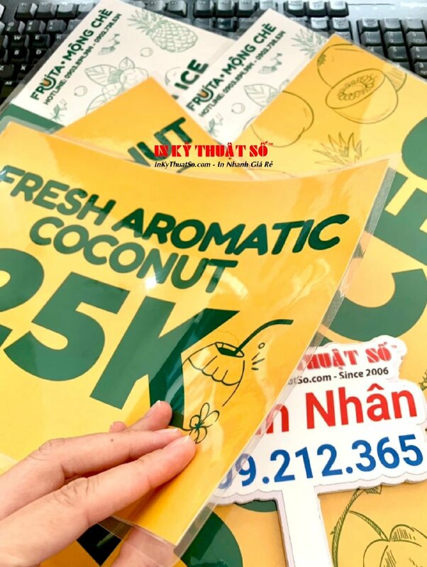 In standee nhỏ để bàn quét mã QR code chương trình sự kiện, standee formex - INKTS1608