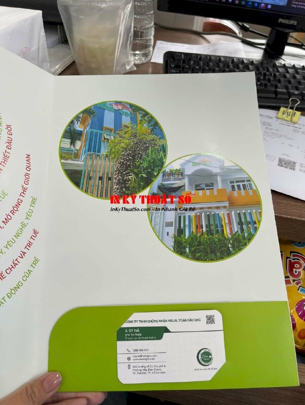 In 1 hộp name card lấy liền, name card Giám đốc Xây dựng Construction Manager công ty công nghệ sinh học - INKTS1975