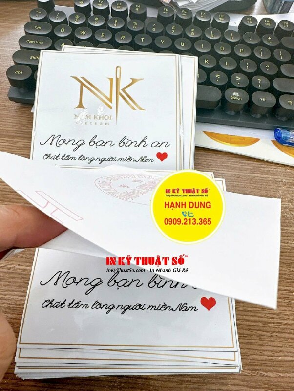 In Logo tem dán cho xưởng nghệ thuật hệ thống lớp dạy học vẽ - INKTS2652