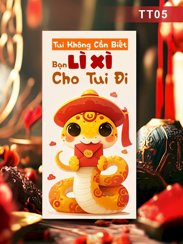 In phong bao lì xì Lộc Xuân Đến - Mã HC028 - INKTS2424