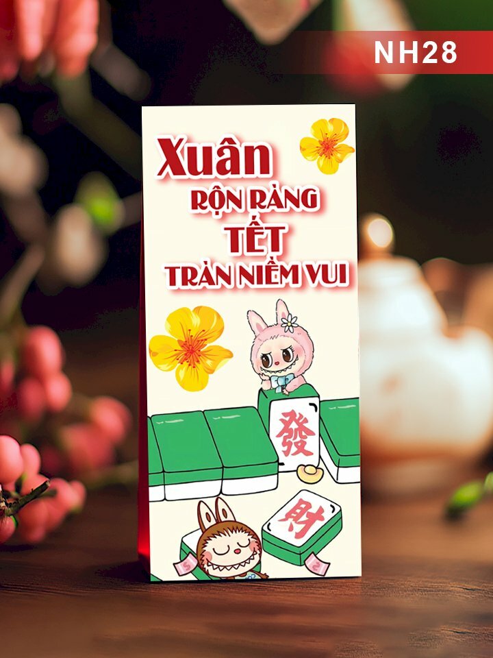 Lịch để bàn dọc thiết kế chủ đề Hoa Mùa Xuân - Mã DN32 - INKTS2385