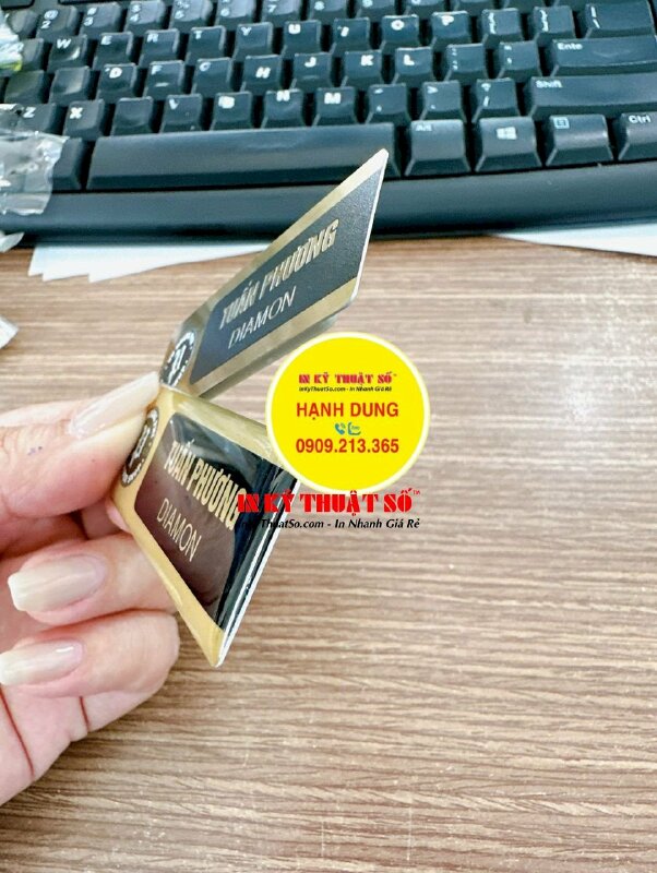 In Decal giấy làm tem nhãn phụ sản phẩm, không màng, bế bo góc - INKTS1736