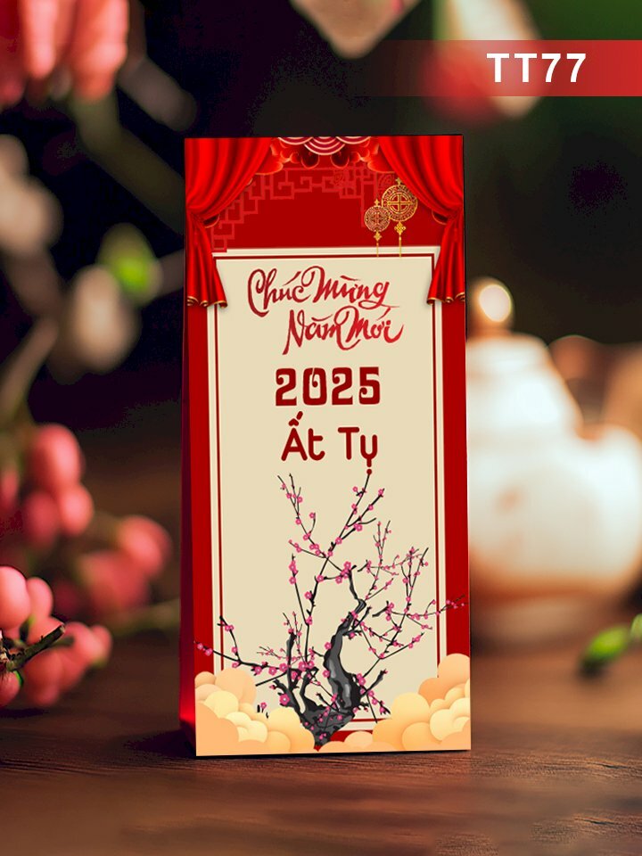 Thiết kế lì xì bánh chưng xanh Xuân Đong Đầy - Mã NH78 - INKTS2692
