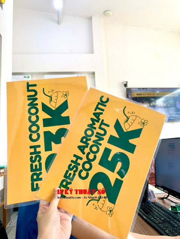 In standee nhỏ để bàn quét mã QR code chương trình sự kiện, standee formex - INKTS1608