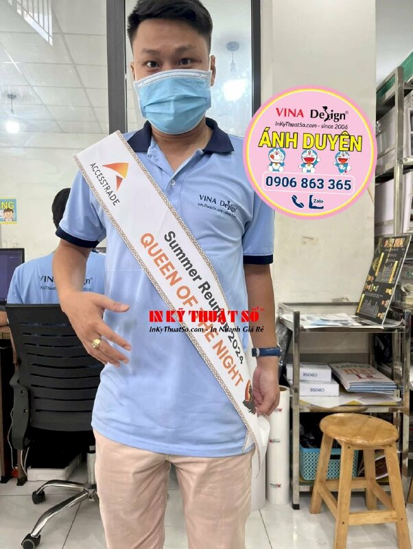 Làm thẻ nhắc bảo dưỡng cho trung tâm Auto, có thông tin ngày tháng năm, loại dầu nhớt, hotline, lời cảm ơn khách - INKTS1731