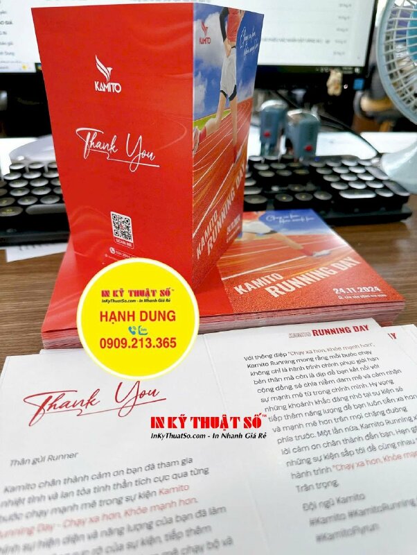 In thư ngỏ gửi khách hàng, cộng đồng, chương trình về sự kiện Running Day cho thương hiệu thể thao - INKTS2987