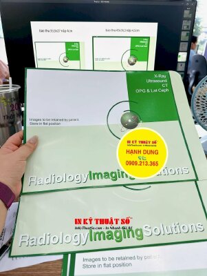 In túi giấy đựng phim chụp X-Ray Ultrasound CT OPG &amp; Lat Ceph, hàng gửi đi Úc từ TPHCM - INKTS1802