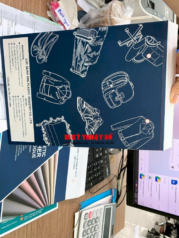In tem nhãn dán nhang trầm hương, in giấy dán nhãn Decal giấy không màng, bế tem dễ bóc dán - INKTS1695
