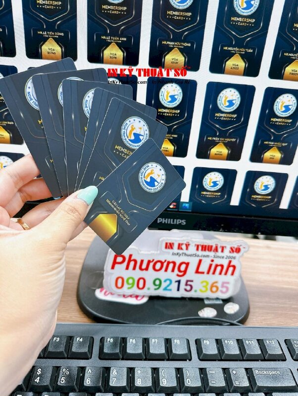 In UV DTF logo nhãn hiệu cafe, nhãn hiệu công ty in - INKTS1688