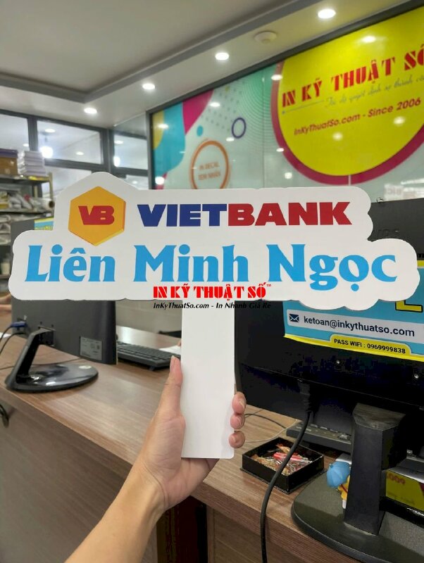 Làm menu thực đơn ép plastic quán sinh tố, nước ép, in menu song ngữ Việt - Anh - INKTS1787