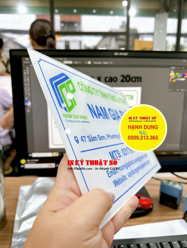 In ấn tem nhãn vuông Decal sữa logo dán sản phẩm cho nhà hàng Hongkong - INKTS1746