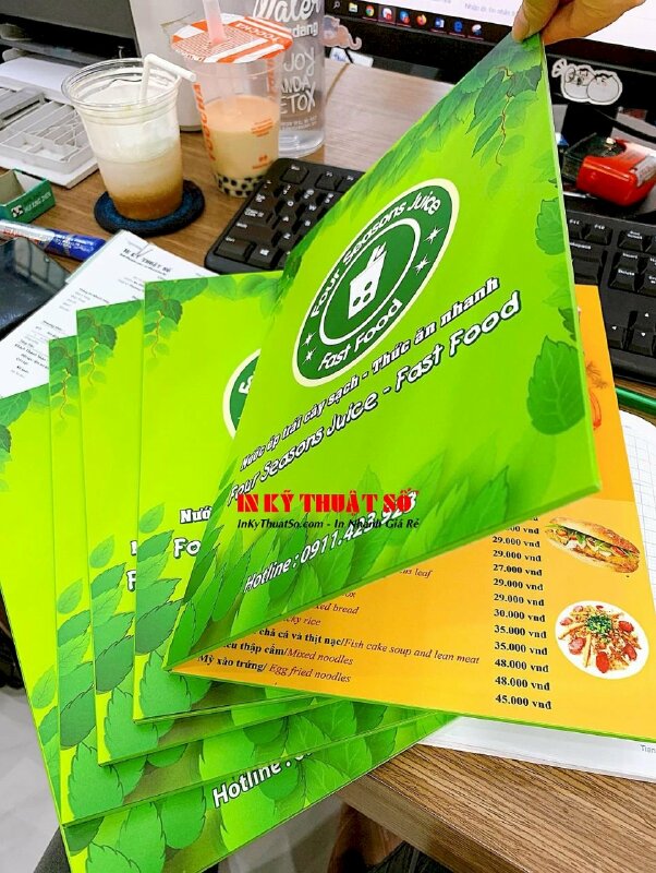 In băng rôn khai trương quán cafe, hiflex bạt khai trương quán cà phê - INKTS1696