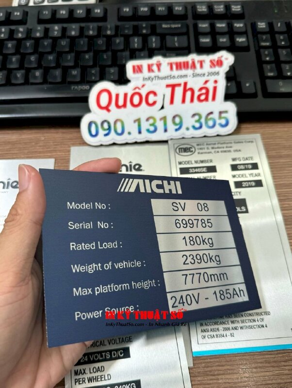 In card thank you, card welcome making yourself at home cho homestay, hàng gửi về Bảo Lộc từ TPHCM - INKTS1611