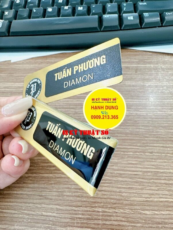 In Decal giấy làm tem nhãn phụ sản phẩm, không màng, bế bo góc - INKTS1736