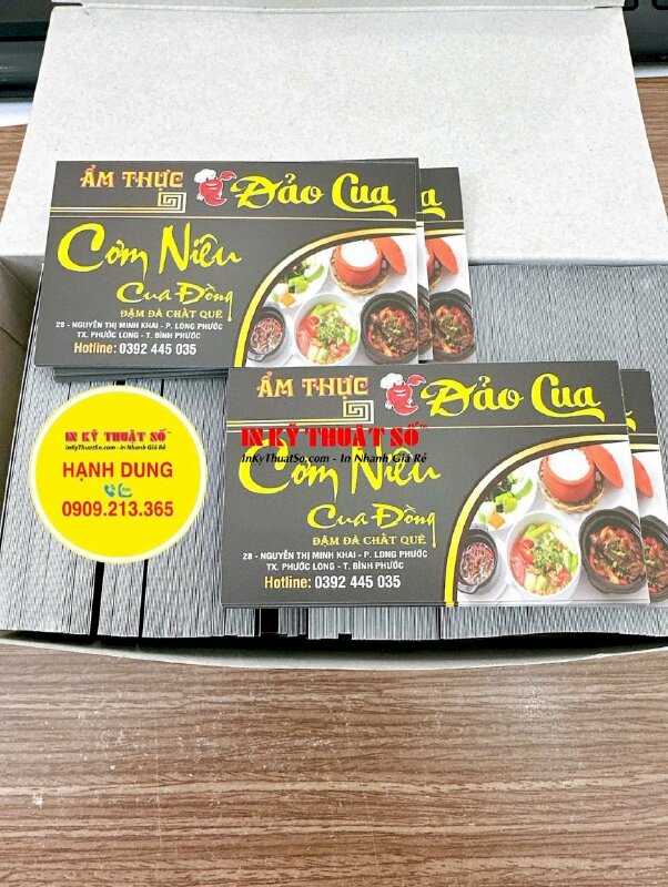 In name card rèm cửa chức danh Project Manager Quản lý dự án công ty màn rèm cửa cao cấp, in card giấy mỹ thuật, có mã QRcode chat Zalo - INKTS1903