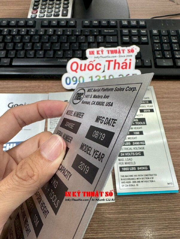 In card thank you, card welcome making yourself at home cho homestay, hàng gửi về Bảo Lộc từ TPHCM - INKTS1611