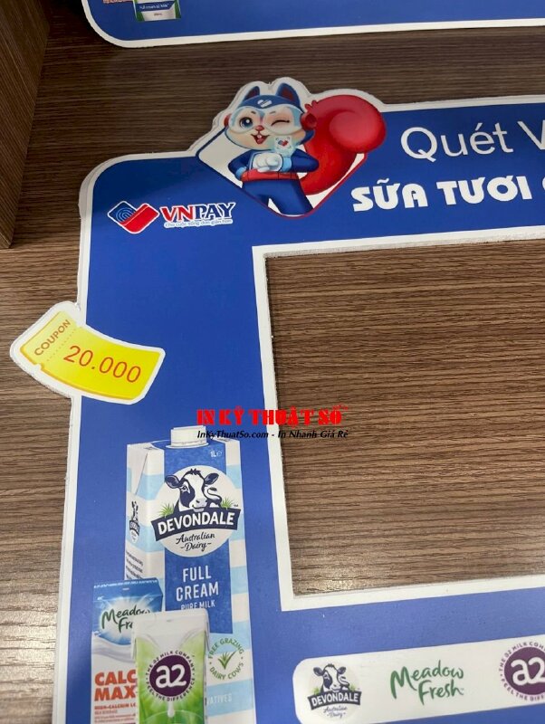 In tem dán lên trái cây nhập khẩu thông tin cửa hàng, chi nhánh, số điện thoại, website - INKTS1735