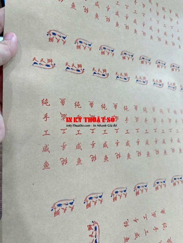 Làm quyển menu dán gói cho quán Tea Coffee ăn vặt - INKTS1879