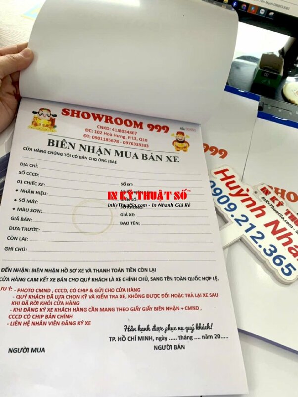 In nhãn dán theo yêu cầu Decal sữa mực dầu, cán bóng, bế tem theo viền - INKTS1983