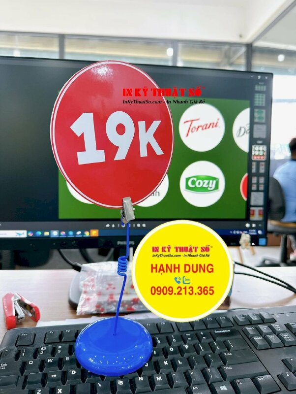 In menu cho quán cafe, menu bằng nhựa PVC dày in 2 mặt, cán mờ chống nước, lò xo sắt dễ lật mở - INKTS1751