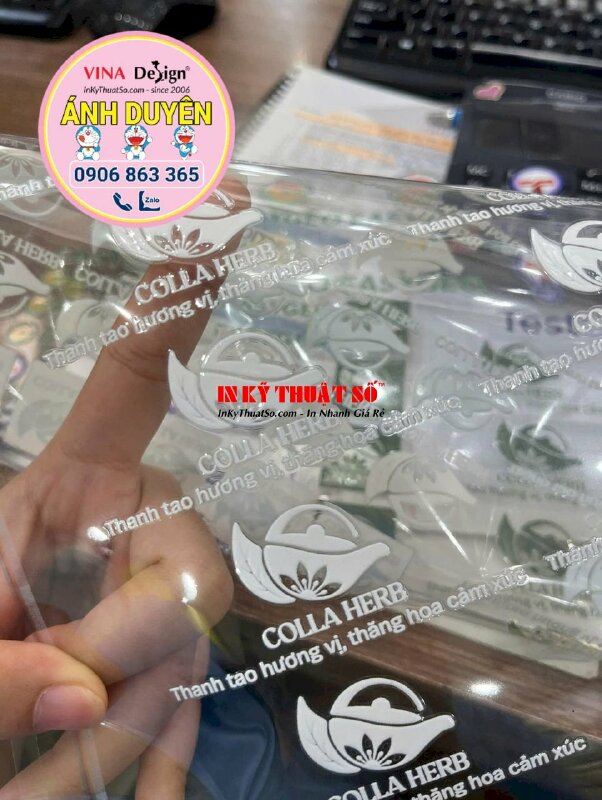 In sticker nhãn dán hình hoa hồng, in Decal nhựa sữa, bế từng sticker nhỏ - INKTS1877